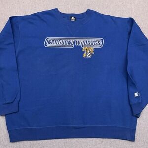 Vintage Starter‎ University of Kentucky Wildcats Crewneck Sweatshirt Men's 2XL